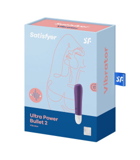 Вибропуля Satisfyer Ultra Power Bullet 2 фиолетовая, 10.5 х 2.4 см - No Taboo