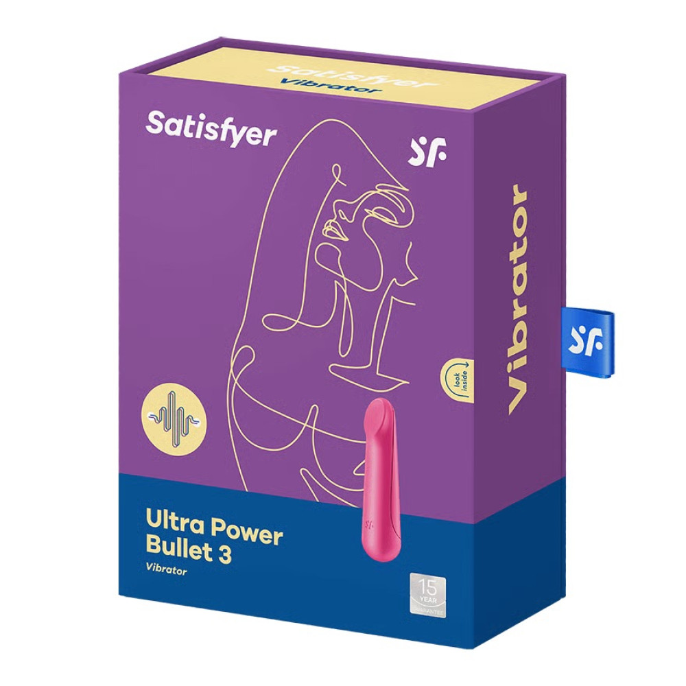 Вибропуля Satisfyer Ultra Power Bullet 3 розовая, 8.7 х 2.3 см фото №2 — секс игрушки: Украина, NO TABOO