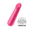 Вибропуля Satisfyer Ultra Power Bullet 3 розовая, 8.7 х 2.3 см фото №1 — секс игрушки: Украина, NO TABOO