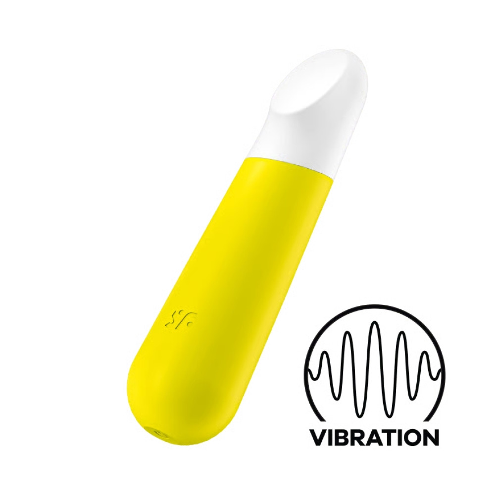 Виброкуля Satisfyer Ultra Power Bullet 4 жёлтая, 9.6 х 2.3 см фото №0 — секс игрушки: Украина, NO TABOO