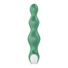 Анальный вибратор Satisfyer Lolli Plug 2 волнистый, зелёный, 14.2 х 3 см фото №3 — секс игрушки: Украина, NO TABOO