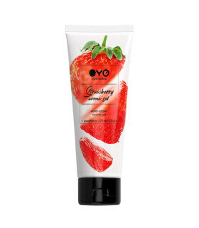 Универсальный гель-лубрикант OYO Strawberry на водной основе, с ароматом клубники, 75 мл - No Taboo