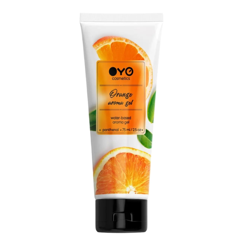 Универсальный гель-лубрикант OYO Orange на водной основе, с ароматом апельсина, 75 мл, фото №0 — секс шоп Украина, NO TABOO