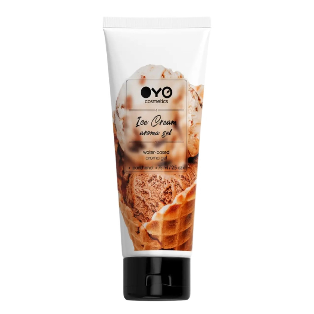 Универсальный гель-лубрикант OYO Ice Cream на водной основе, с ароматом мороженого, 75 мл, фото №0 — секс шоп Украина, NO TABOO