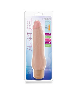 Вибратор мультискоростной Blush Au Naturel Fabien киберкожа, бежевый, 22.8 х 4.4 см - No Taboo