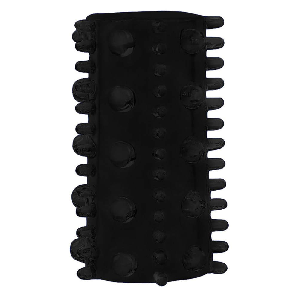 Набор насадок на пенис Dreamtoys All Time Favorites с разными текстурами, черный, 7 шт фото №8 — секс игрушки: Украина, NO TABOO