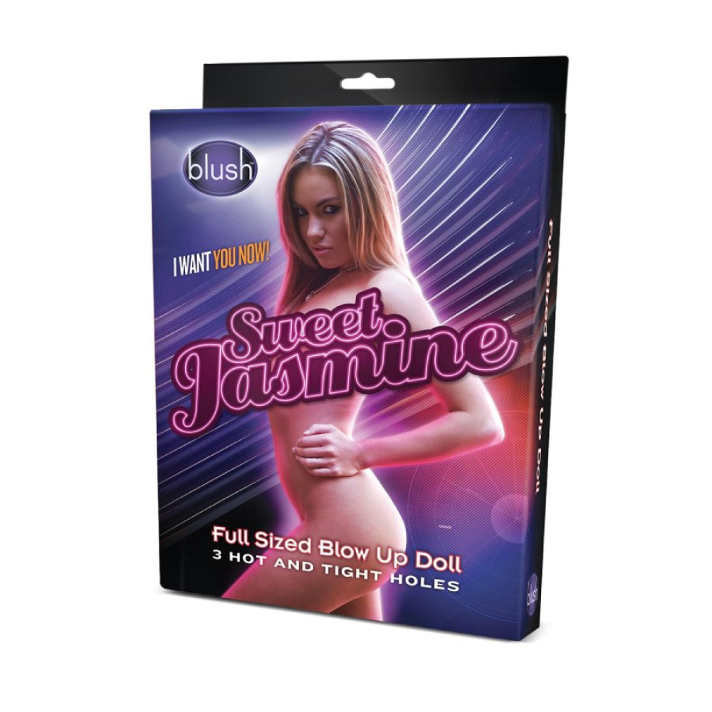 Секс-кукла Blush Sweet Jasmine с тремя отверстиями, бежевая, 165 см фото №0 — секс игрушки: Украина, NO TABOO