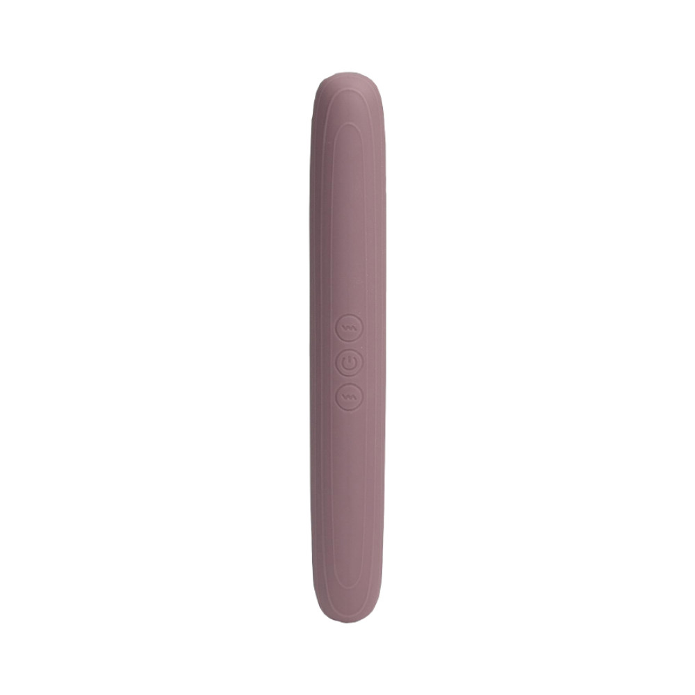 Вибратор двусторонний Sweet Em Dual Vibe силиконовый, кораловый, 22 х 3 см фото №2 — секс игрушки: Украина, NO TABOO
