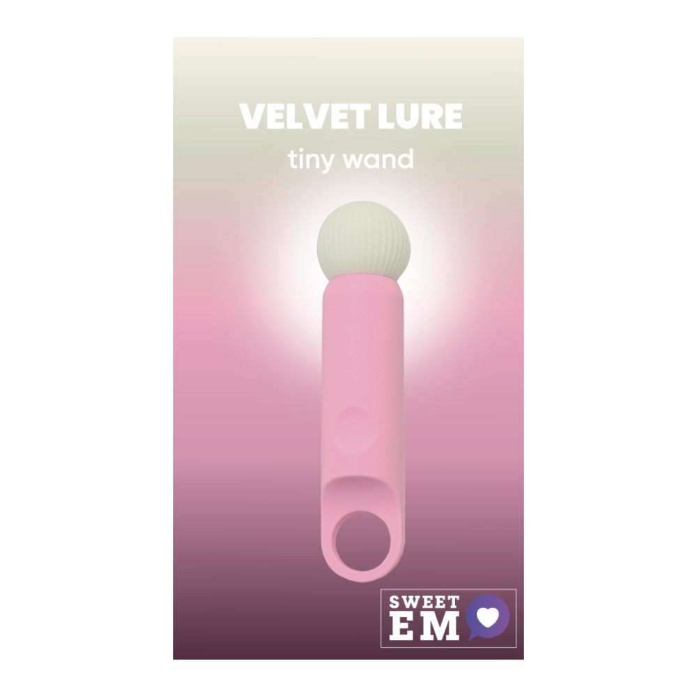 Минивибратор-микрофон Sweet Em Tiny Wand силиконовый, бело-розовый, 11.8 х 3.2 см фото №0 — секс игрушки: Украина, NO TABOO
