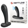 Массажер простаты Pretty Love Remington с пульсацией, черный, 11 х 2.8 см фото №1 — секс игрушки: Украина, NO TABOO