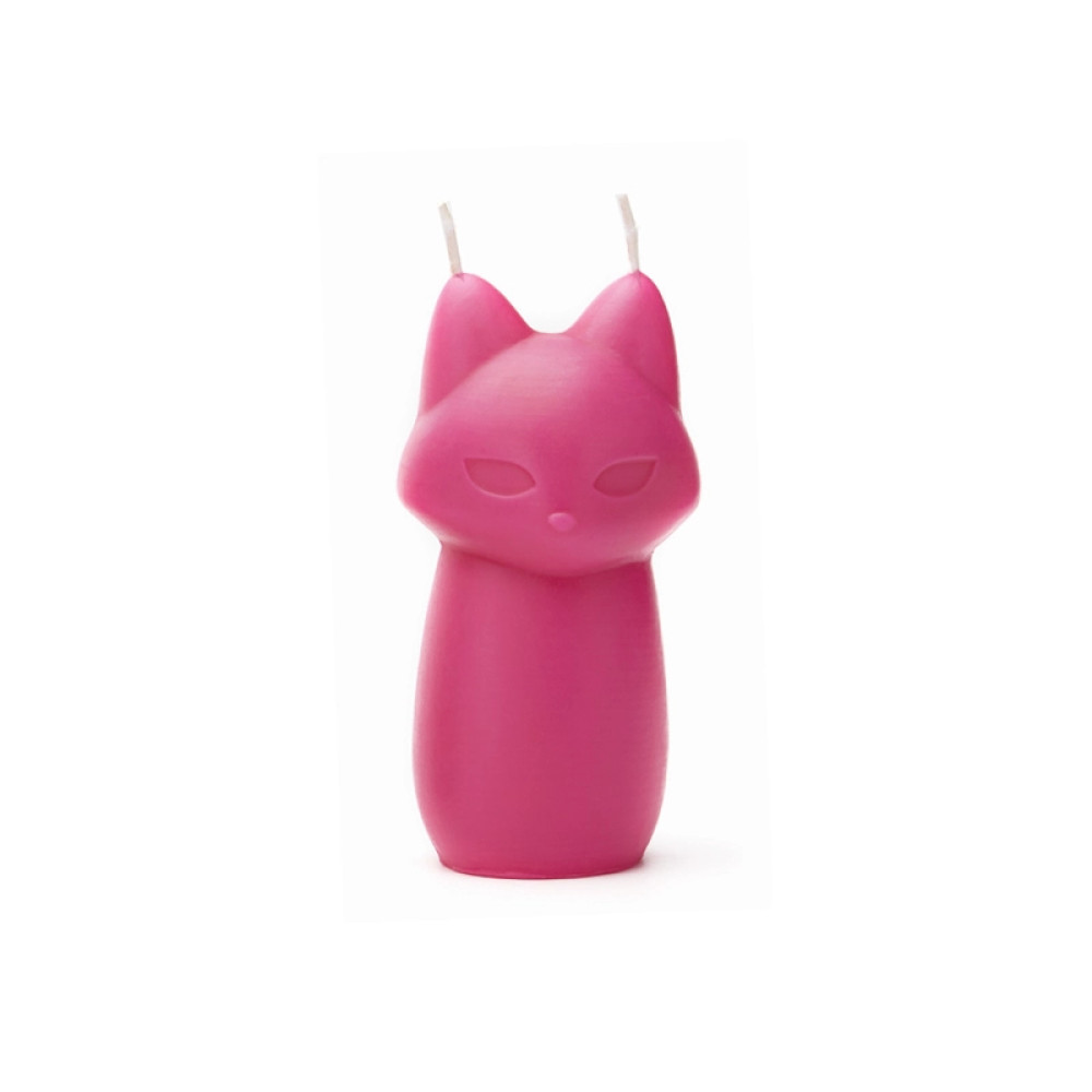 Свеча-лисичка низкотемпературная Roomfun Rose Red с ароматом белого чая, 10 х 5 см, фото №0 — секс шоп Украина, NO TABOO
