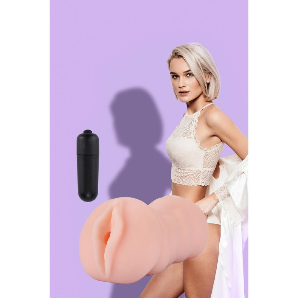 Мастурбатор-влагалище Dreamtoys The Girl Next Door с вибрацией, бежевый, 13,5 х 6 см фото №0 — секс игрушки: Украина, NO TABOO