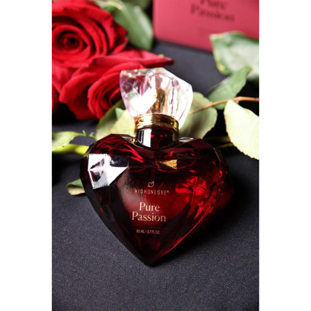Женские духи High On Love Pure Passion с ароматом-афродизиаком, 80 мл, фото №10 — секс шоп Украина, NO TABOO