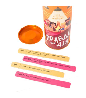 Настільна гра Fun Games Shop Правда або Дія: для Веселої Компанії, українською мовою - No Taboo