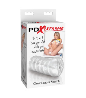 Мастурбатор-вагина Pipedream PDX Extreme прозрачный, 15 х 6 см - No Taboo