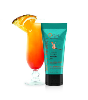 Съедобный лубрикант Orgie Lube Tube со вкусом Секс на Пляже, 50 мл - No Taboo