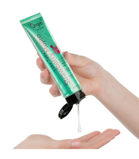 Съедобный лубрикант Orgie Lube Tube со вкусом Клубничный Мохито, 100 мл - No Taboo