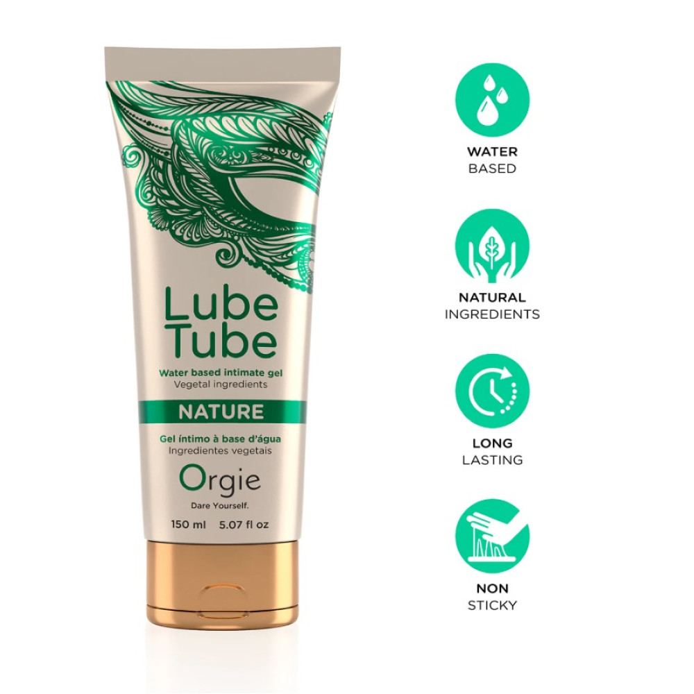 Натуральный лубрикант Orgie Lube Tube Nature на водной основе, 150 мл, фото №0 — секс шоп Украина, NO TABOO