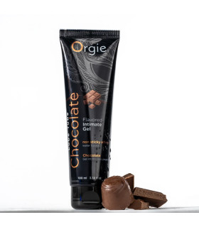 Съедобный лубрикант Orgie Lube Tube со вкусом шоколада, 100 мл - No Taboo