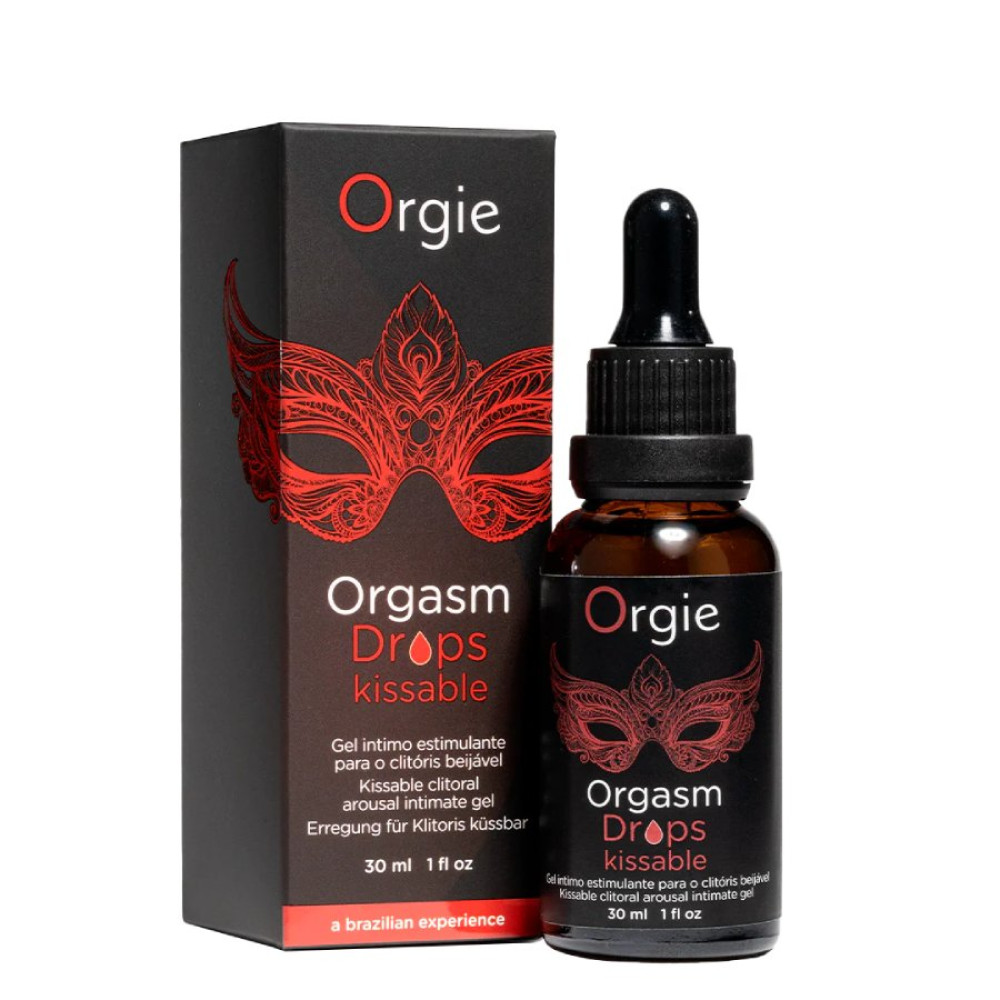 Капли для клитора Orgie Orgasm с ароматом яблока и корицы, 30 мл, фото №3 — секс шоп Украина, NO TABOO