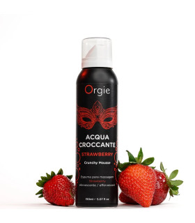 Пенка для массажа Orgie Acqua Croccante с ароматом клубники, 150 мл - No Taboo