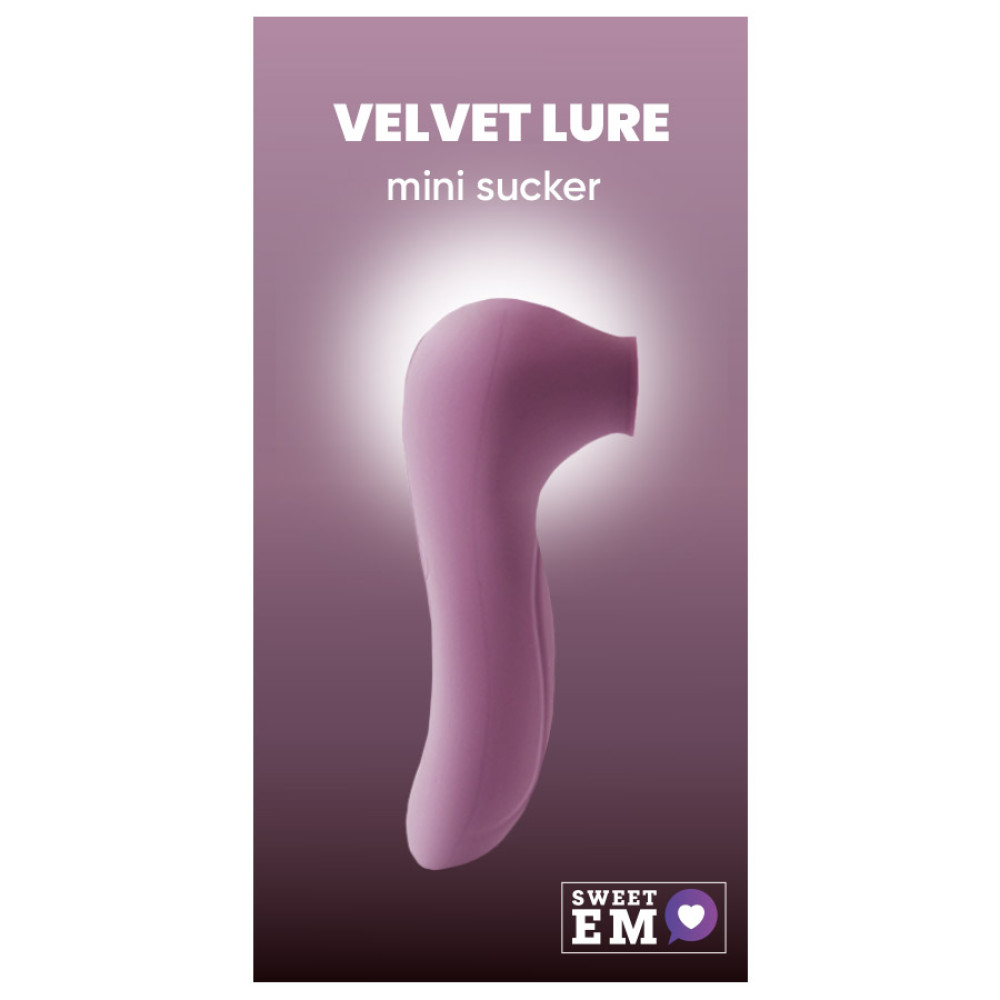 Вакуумный стимулятор клитора Sweet Em Mini Sucker фиолетовый, 11.5 х 4.5 см фото №0 — секс игрушки: Украина, NO TABOO