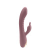Вибратор-кролик Sweet Em Clap & Vibe рельефный, розовый, 22.5 х 4.3 см фото №2 — секс игрушки: Украина, NO TABOO
