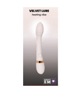 Вибратор для точки G Sweet Em Heating Vibe с подогревом, бежевый, 19.2 х 3.3 см - No Taboo
