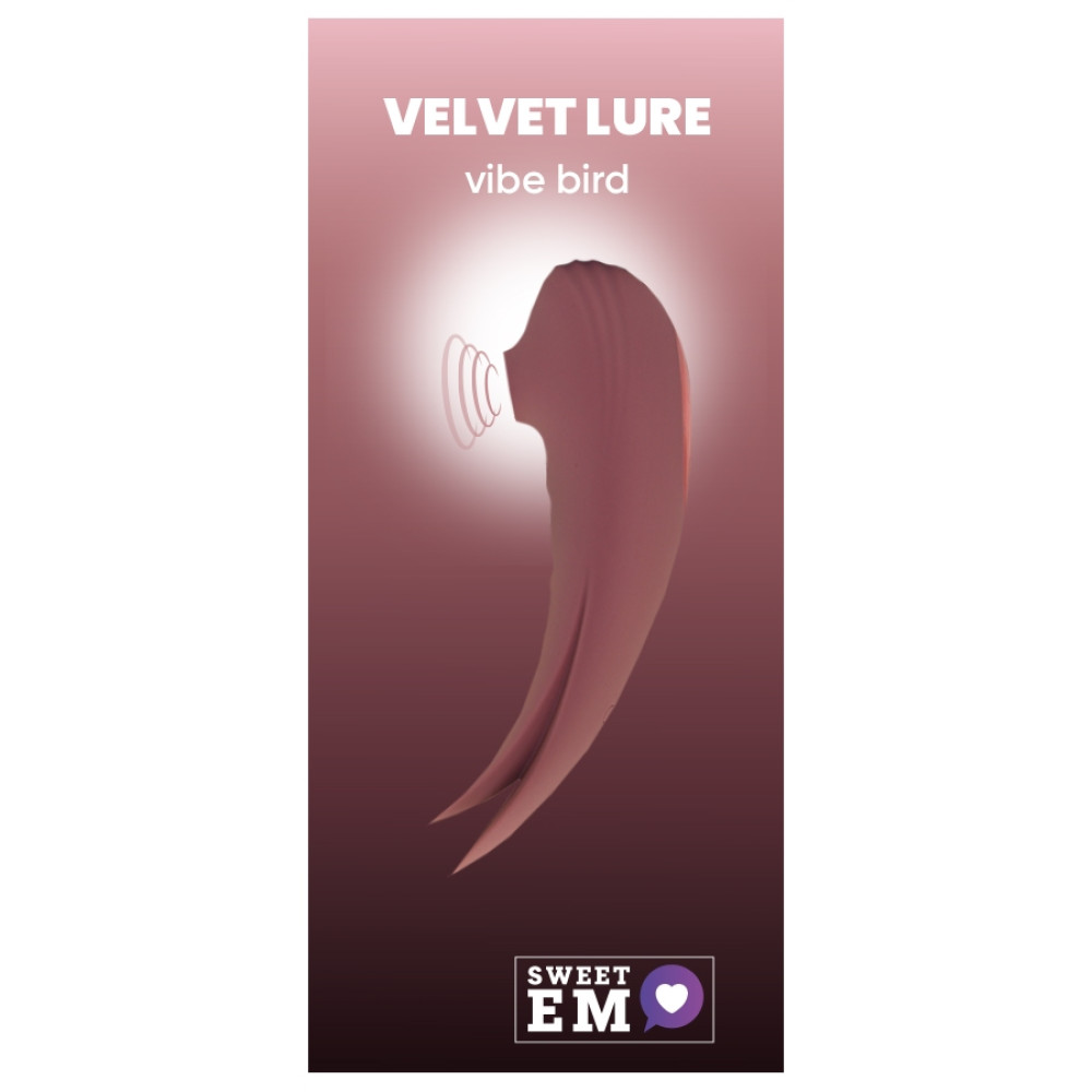 Вакуумный стимулятор клитора Sweet Em Vibe Bird с вибрацией, розовый, 16.5 х 5 см фото №0 — секс игрушки: Украина, NO TABOO