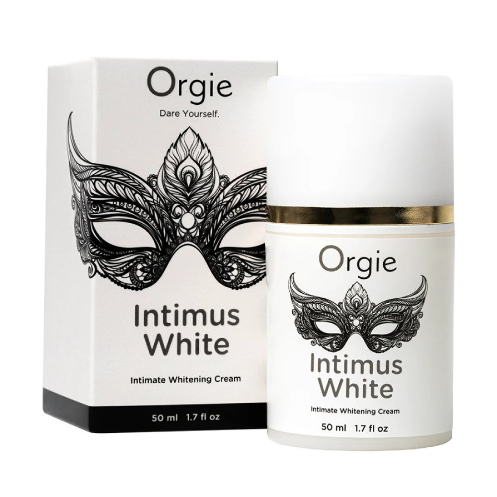 Збудливий крем для жінок Orgie Intimus White з ефектом освітлення шкіри, 50 мл, фото №2 — секс шоп Україна, NO TABOO