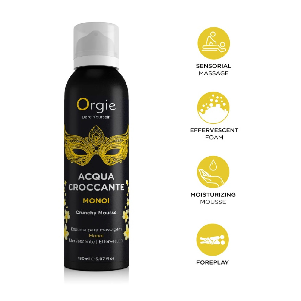 Пенка для массажа Orgie Acqua Croccante с ароматом монои, 150 мл, фото №0 — секс шоп Украина, NO TABOO