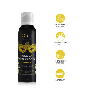 Пенка для массажа Orgie Acqua Croccante с ароматом монои, 150 мл - No Taboo