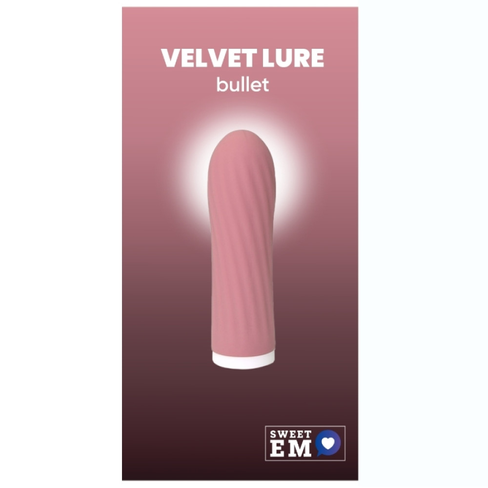 Мини-вибратор Sweet Em Bullet рельефный, розовый, 8.5 х 2.5 см фото №0 — секс игрушки: Украина, NO TABOO