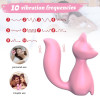 Минивибратор для клитора Every Night Toys Doris в форме лисички, светло-розовый, 8 х 3.5 см фото №6 — секс игрушки: Украина, NO TABOO