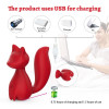 Мінівібратор для клітора Every Night Toys Doris у формі лисички, червоний, 8 х 3.5 см фото №4 — секс іграшки: Україна, NO TABOO