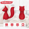 Мінівібратор для клітора Every Night Toys Doris у формі лисички, червоний, 8 х 3.5 см фото №5 — секс іграшки: Україна, NO TABOO