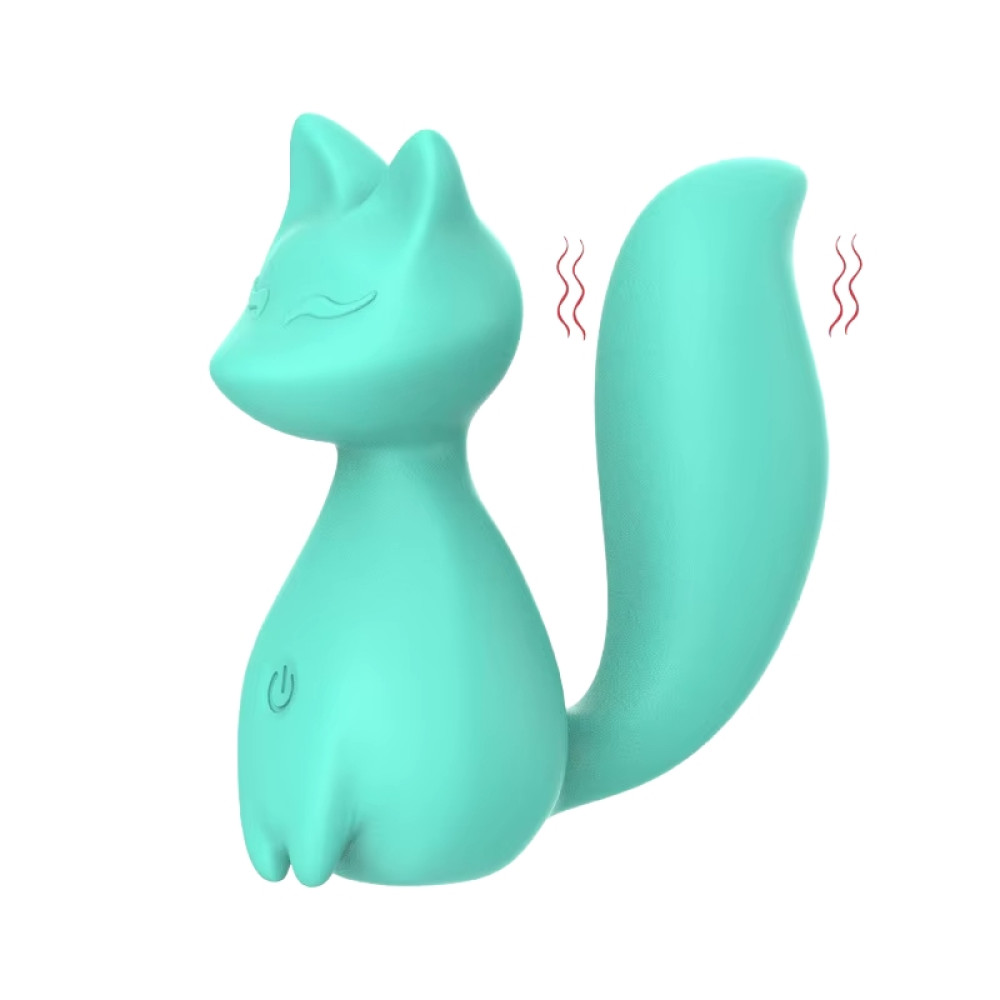 Минивибратор для клитора Every Night Toys Doris в форме лисички, бирюзовый, 8 х 3.5 см фото №0 — секс игрушки: Украина, NO TABOO