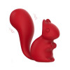 Минивибратор для клитора Every Night Toys Debbie в форме белочки, красный, 7.2 х 3 см фото №1 — секс игрушки: Украина, NO TABOO