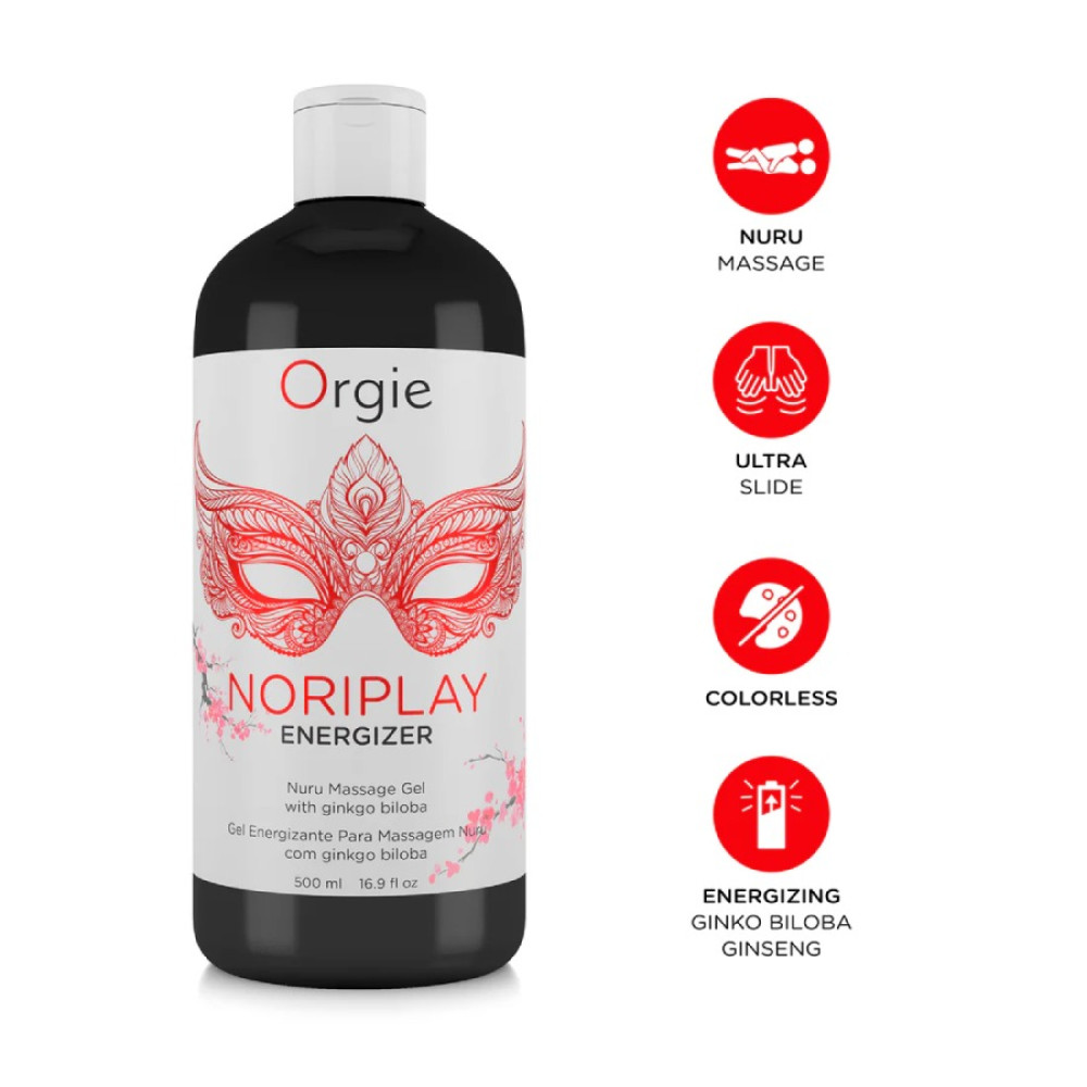 Гель Orgie Noriplay Energizer для японского нуру массажа, 500 мл, фото №3 — секс шоп Украина, NO TABOO