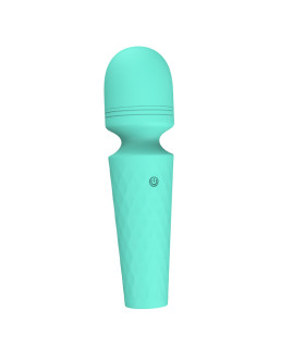 Мини-вибратор-микрофон Every Night Toys Sharon бирюзовый, 11 х 2.9 см - No Taboo