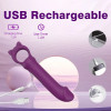 Мини-вибратор Every Night Toys Grace с кольцом, фиолетовый, 14.5 х 2.8 см фото №4 — секс игрушки: Украина, NO TABOO