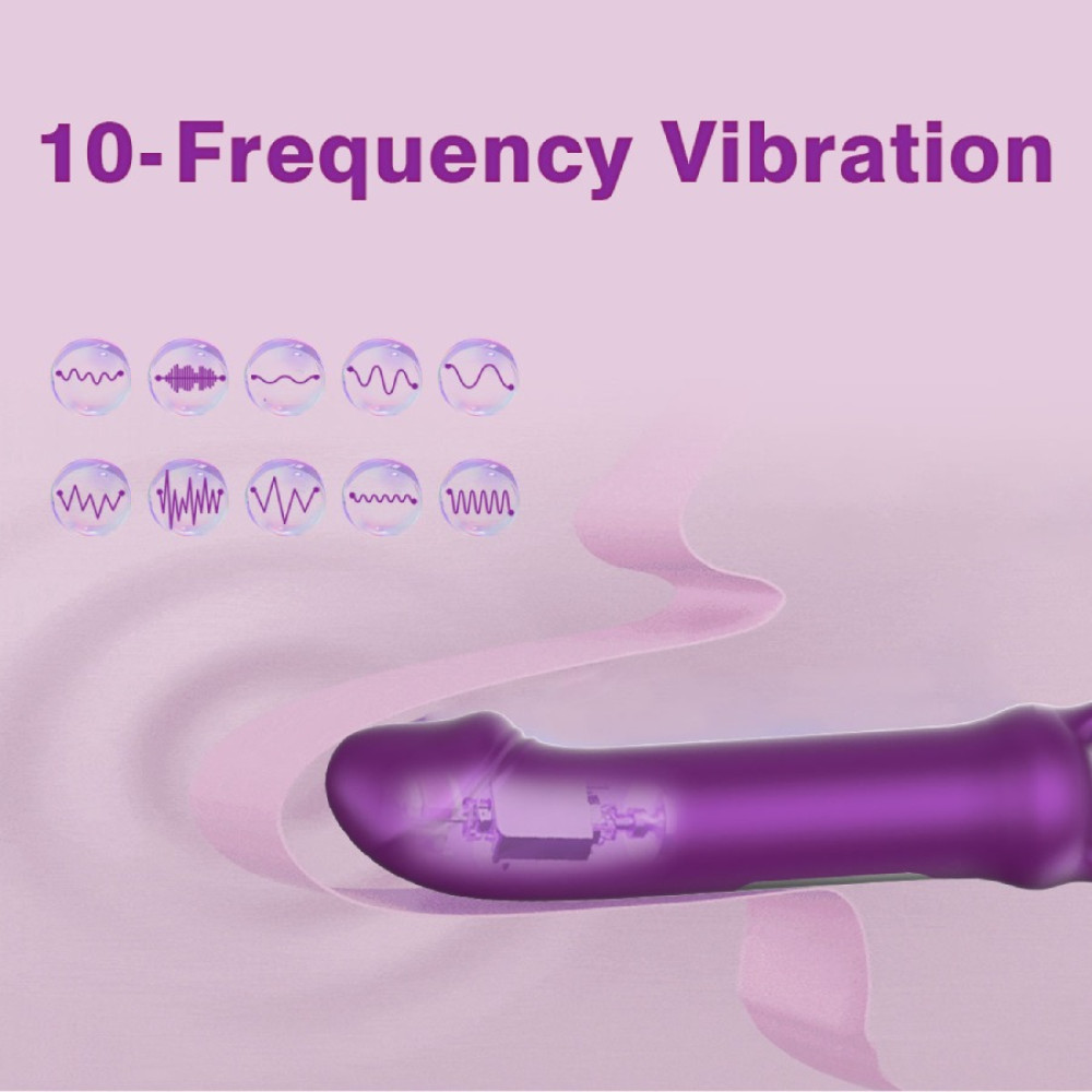 Мини-вибратор Every Night Toys Grace с кольцом, фиолетовый, 14.5 х 2.8 см фото №7 — секс игрушки: Украина, NO TABOO