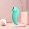 Вибратор для клитора Every Night Toys Jen с стимулирующим язычком, зеленый, 11 х 5.1 см фото №2 — секс игрушки: Украина, NO TABOO