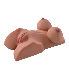 Мастурбатор-торс Pipedream PDX Plus вагина, анус и грудь, бежевый, 30 см - No Taboo