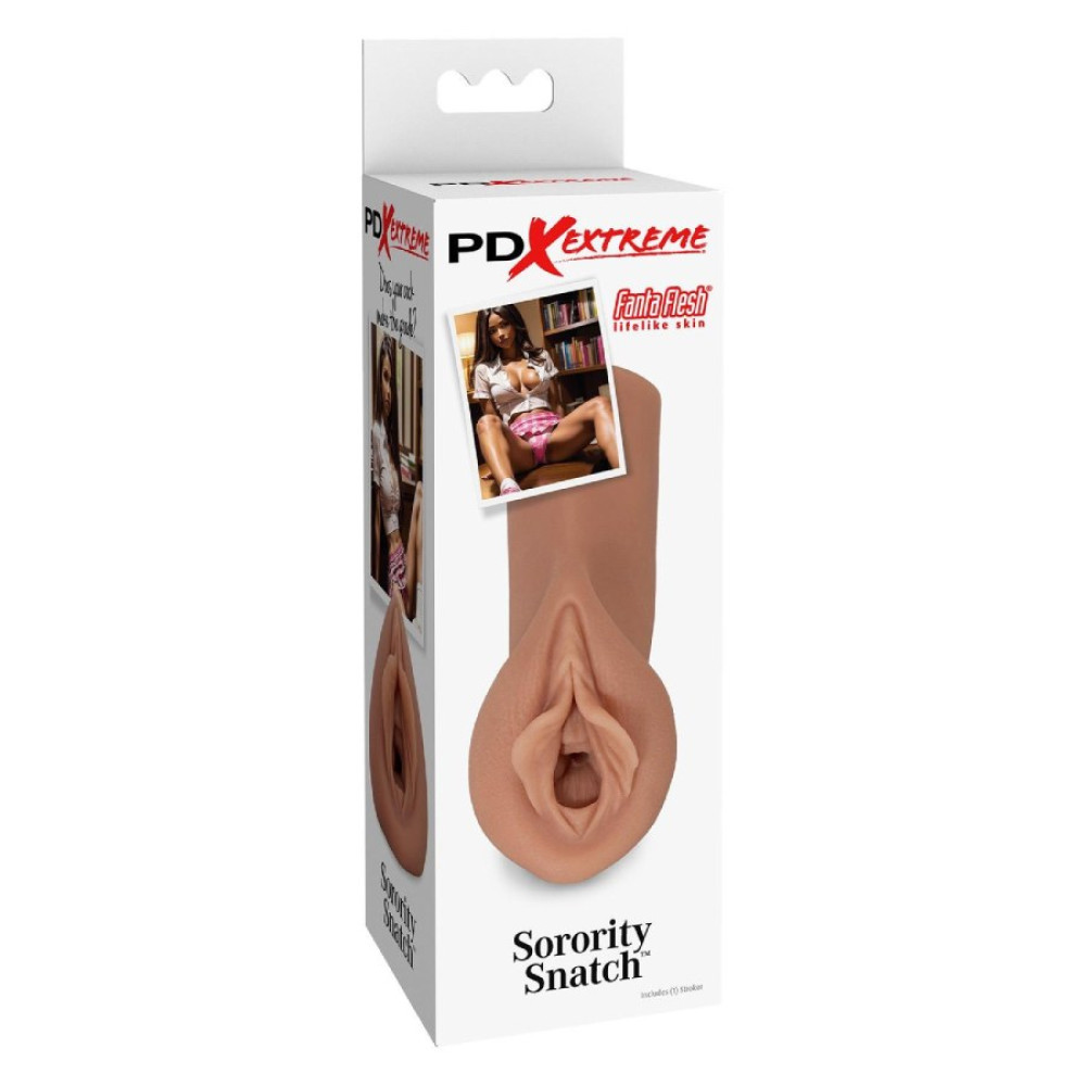 Мастурбатор-вагина Pipedream PDX Extreme киберкожа, коричневый, 13,5 х 3 см фото №0 — секс игрушки: Украина, NO TABOO