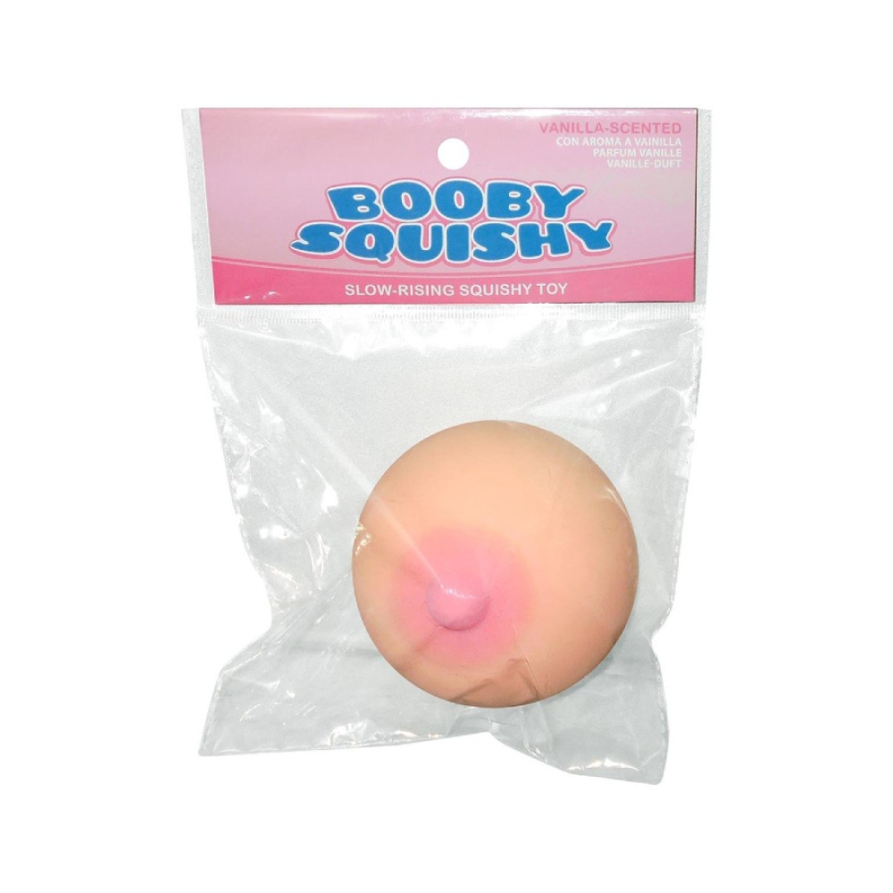 Игрушка-антистресс полусфера Kheper Games Booby Squishy в виде груди, бежевая, 9 х 9 см, фото №2 — секс шоп Украина, NO TABOO