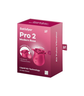 Вакуумный стимулятор Satisfyer Pro 2 в виде розы, розовый, 6,7 х 5,7 см - No Taboo