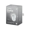 Вакуумный стимулятор Satisfyer Cutie Ghost с вибрацией, белый, 9,1 х 5,5 см фото №2 — секс игрушки: Украина, NO TABOO