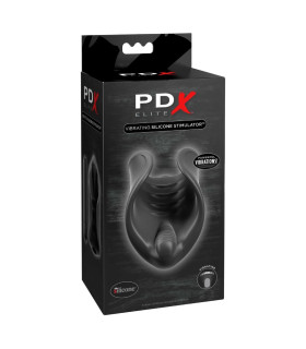 Мастурбатор Pipedream PDX Elite с виброшариком, черный, 10 х 5 см - No Taboo
