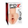 Мастурбатор вагина и анус Pipedream PDX Plus киберкожа, бежевый, 22,9 х 12,7 см фото №1 — секс игрушки: Украина, NO TABOO